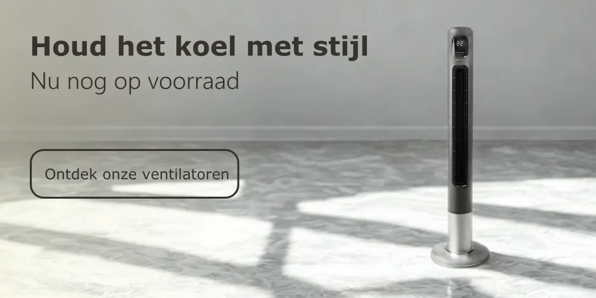 Ventilatoren nu nog op voorraad